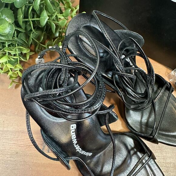 Alexander Wang Women's Lucienne 105 Ankle Tie High Heel Sandals Size 36 $595 - Picture 8 of 14